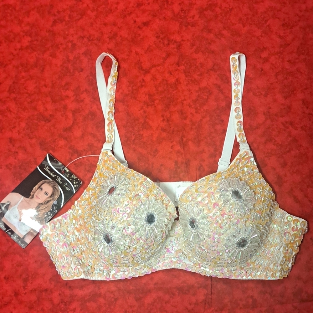 WESTER FASHION Beaded Bra Top